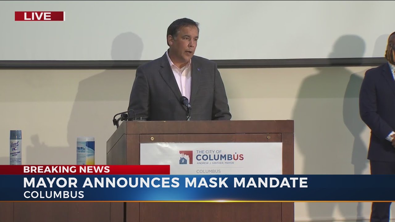 RAW: City officials announce mandatory mask requirement in Columbus