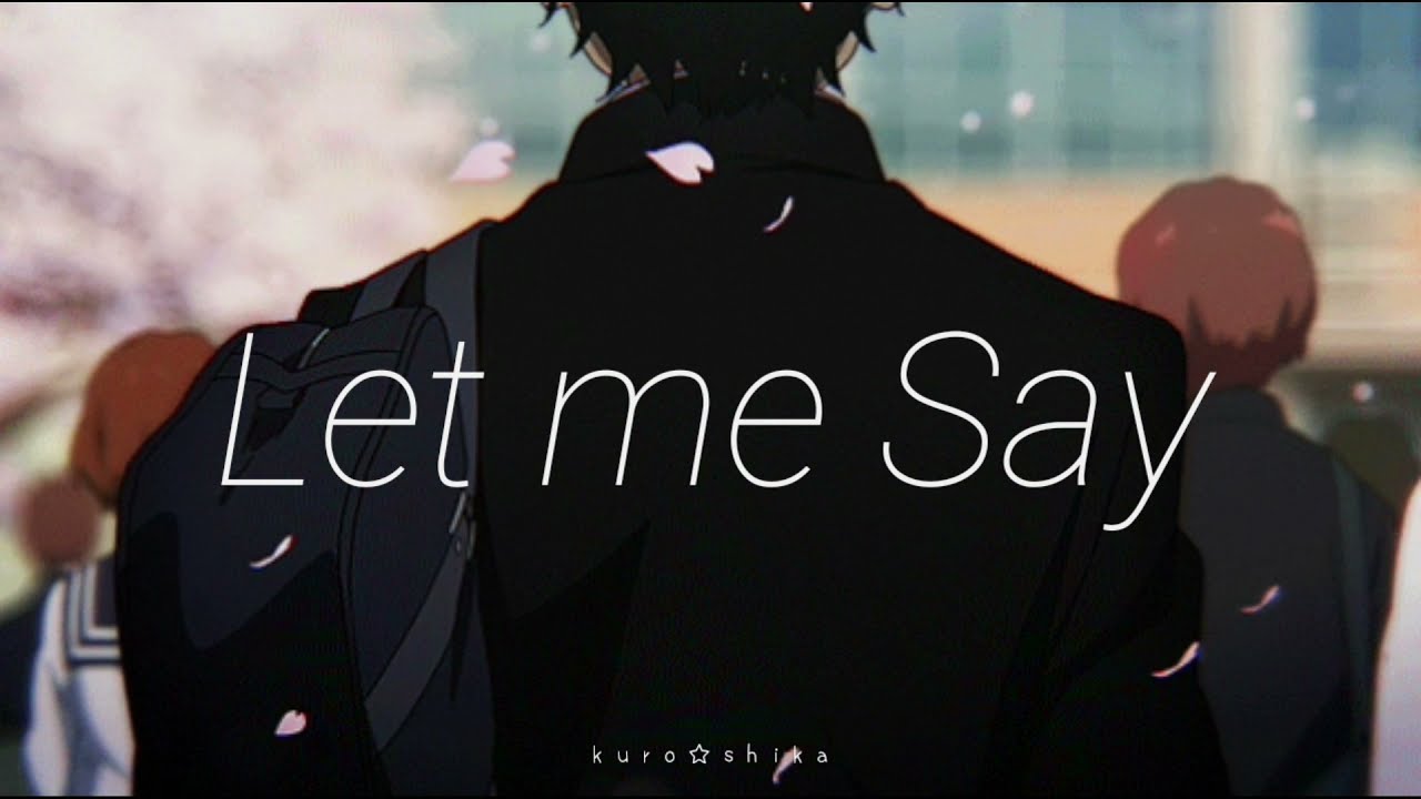 Toshiki Kadomatsu || Let me Say | Lyrics