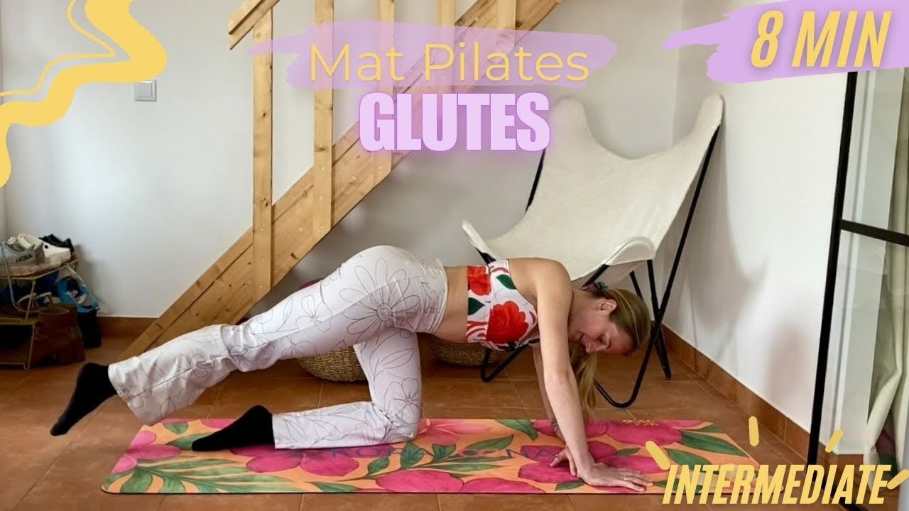 8 MIN Mat Pilates GLUTES Workout | Intermediate | No Equipment 