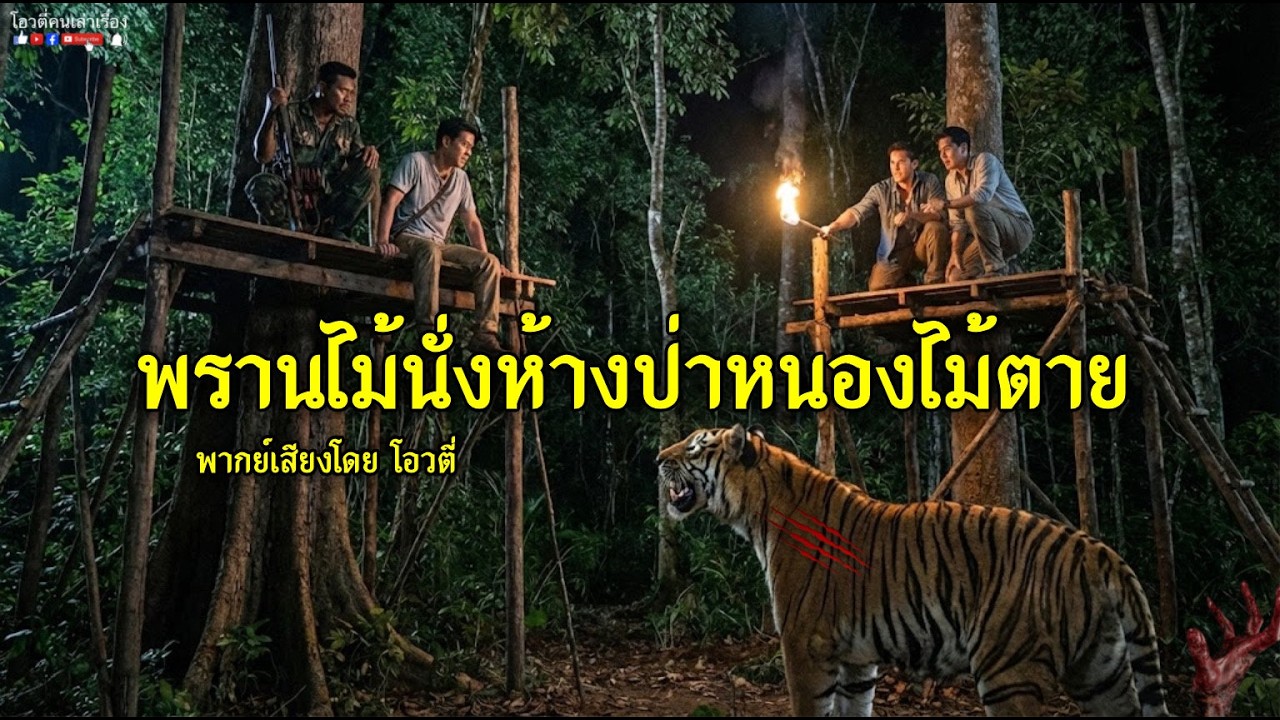 พรานไม้นั่งห้างป่าหนองไม้ตาย