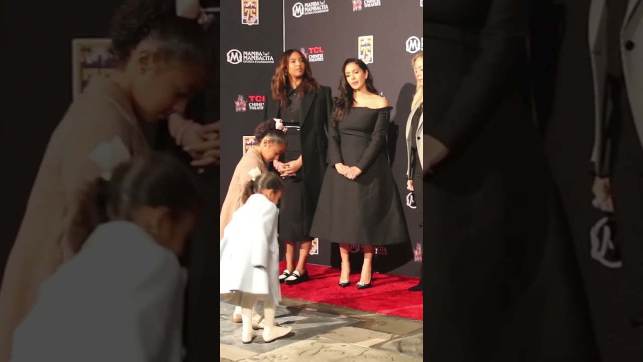 Vanessa Bryant, Natalia Diamante, Capri Kobe & Bianka Bella - Kobe Bryant hand & footprint ceremony