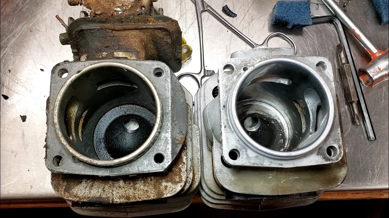 Husqvarna 288XP VS. 181SE combustion chamber comparison