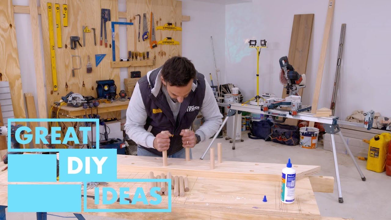 How to Make An Easy Skateboard and Scooter Rack | DIY | Great Home Ideas