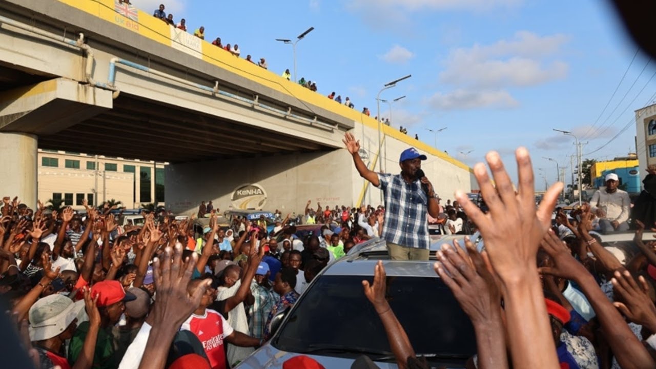 MELI IMENG'OA NANGA!! Kalonzo proves to Ruto that he will show him dust as he holds rally in Mombasa