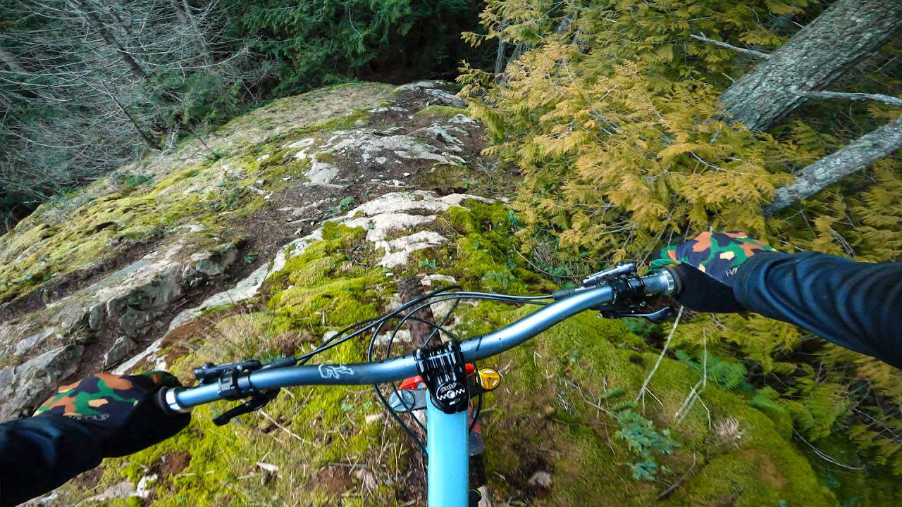 We found a new rock slab to ride! - Vedder mtn