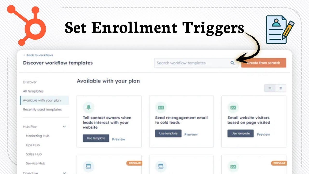 How To Create & Edit HubSpot Enrollment Triggers