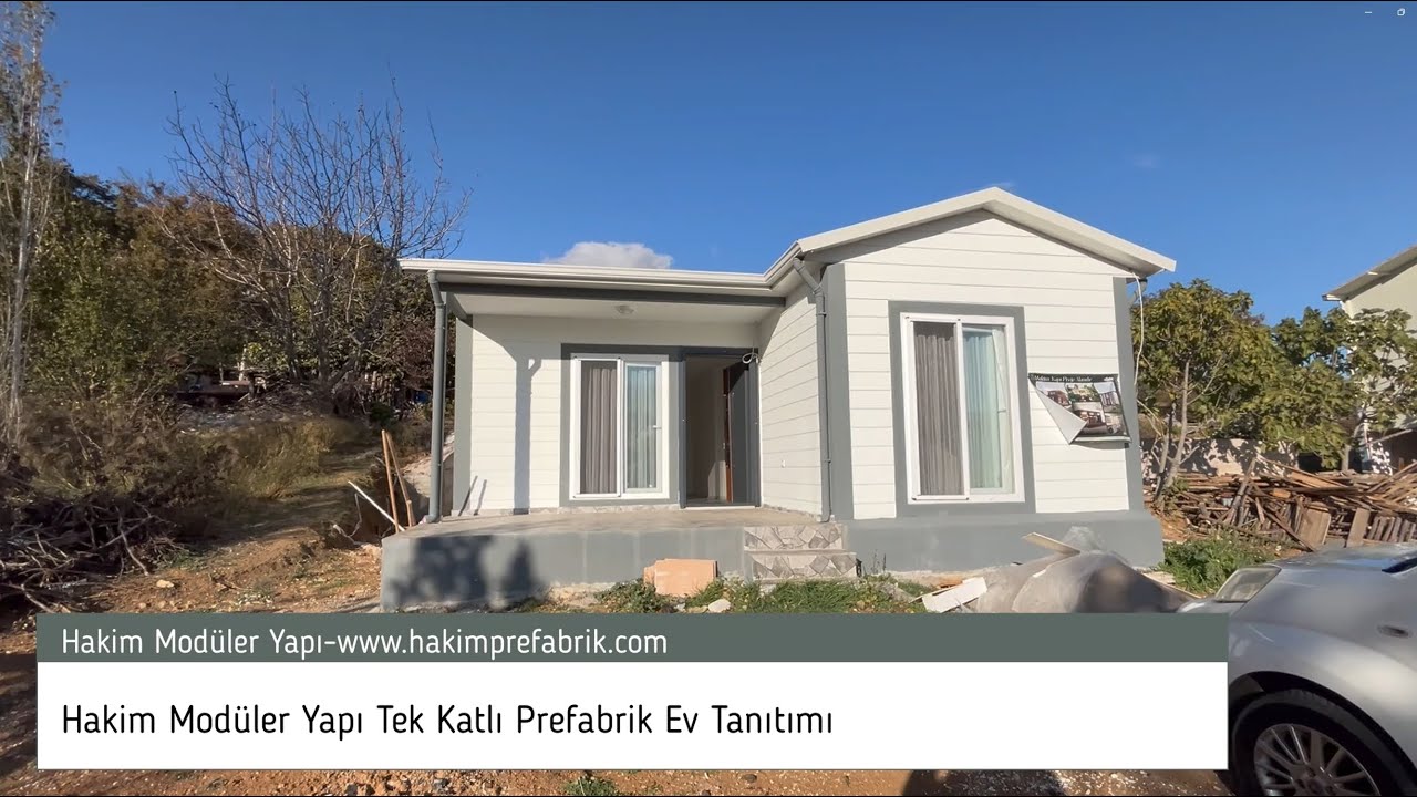 Tek Katlı Prefabrik Ev Projemizin Tanıtımı