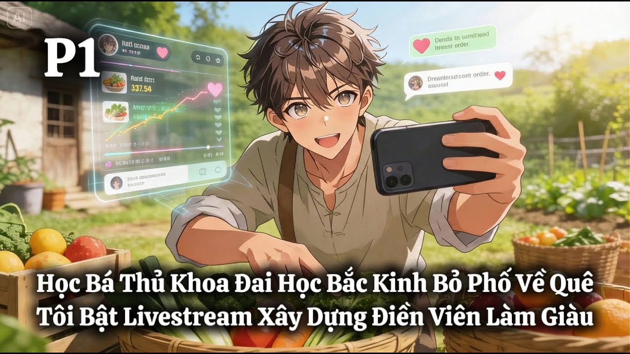 Học Bá Thủ Khoa Đai Học Bắc Kinh Bỏ Phố Về Quê, Tôi Bật Livestream Xây Dựng Điền Viên Làm Giàu | P1