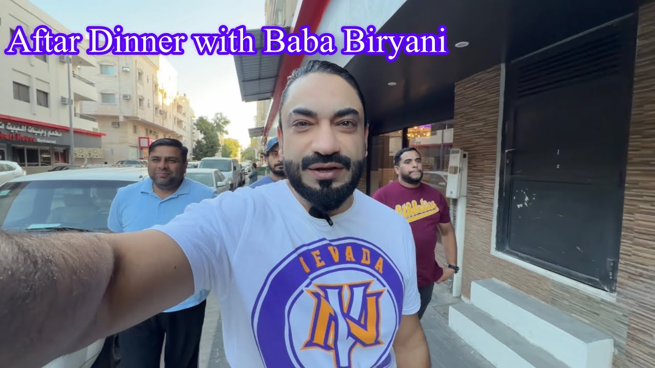 Aftar vibes with the boys 🍽️✨Baba Biryani ke saath zabardast dinner! Full