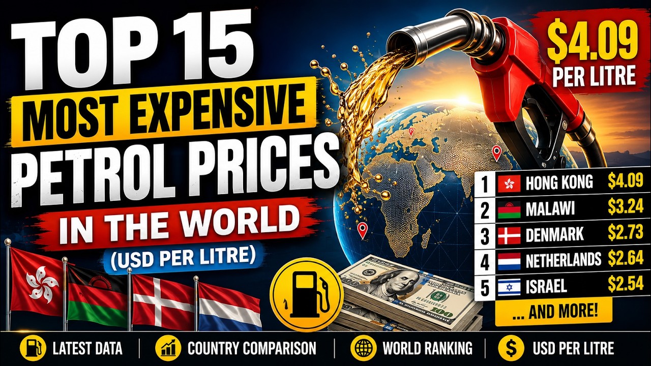 Most Expensive Petrol Prices in the World 2026 || Country Comparison 2026