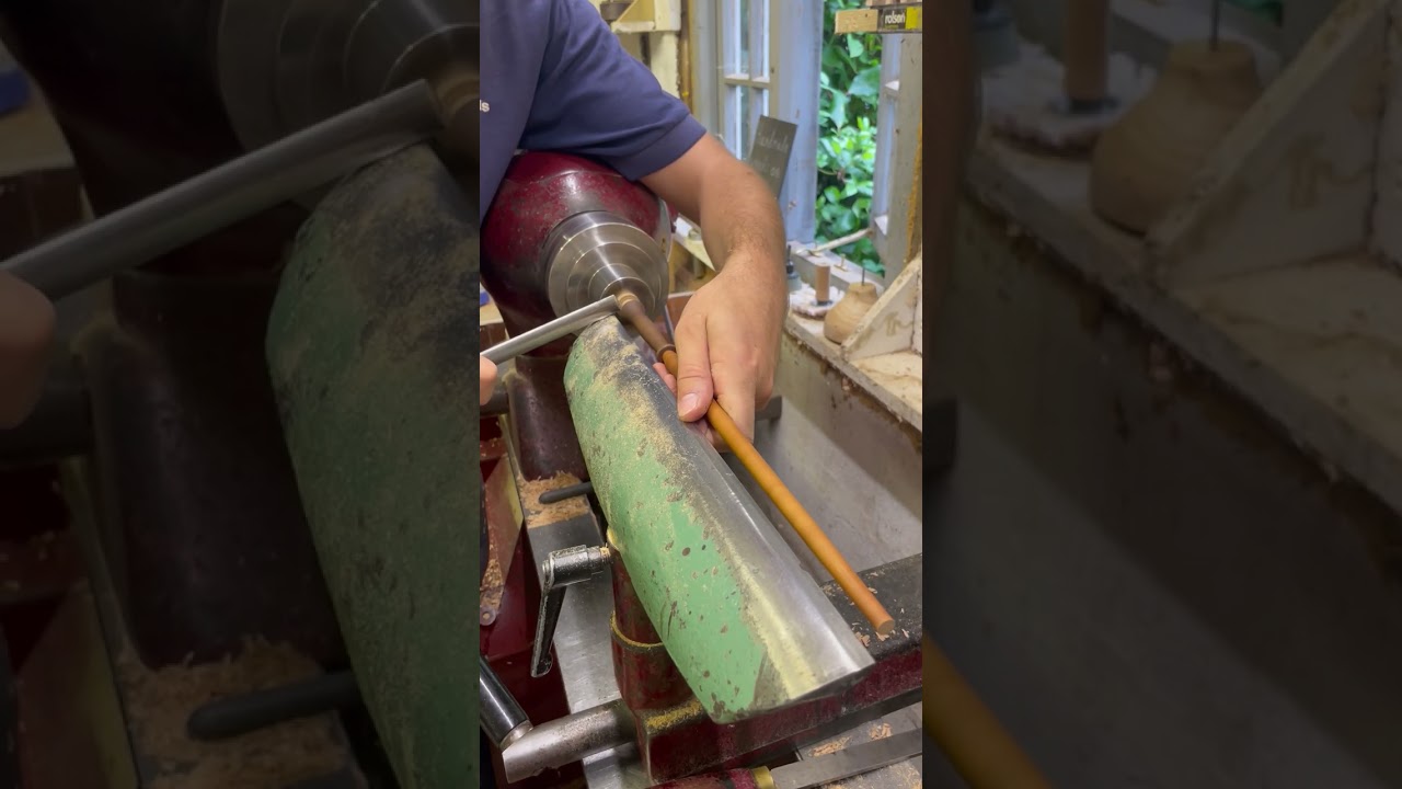 Making Molly Weasley's Wand - from real Oak! (short)