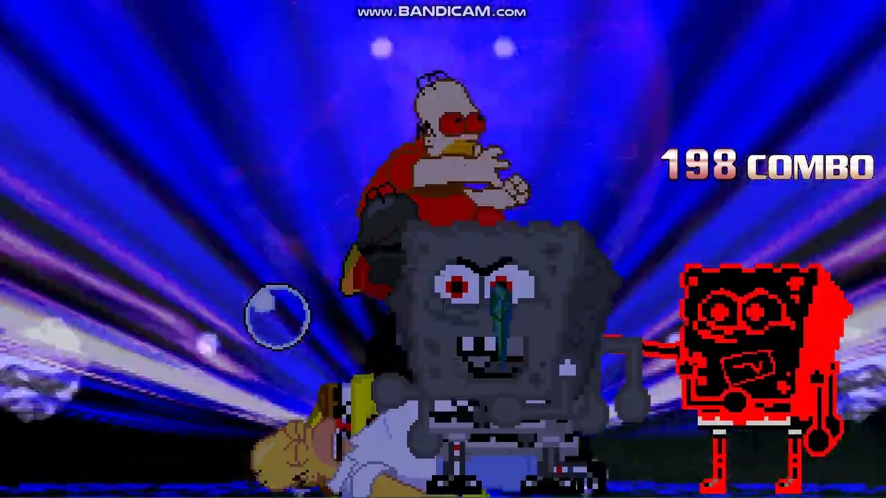 Mugen #307 S.B Homer Dark S.B Super Homer vs S.B1105 Homero Oni.D.SB Dark Homer