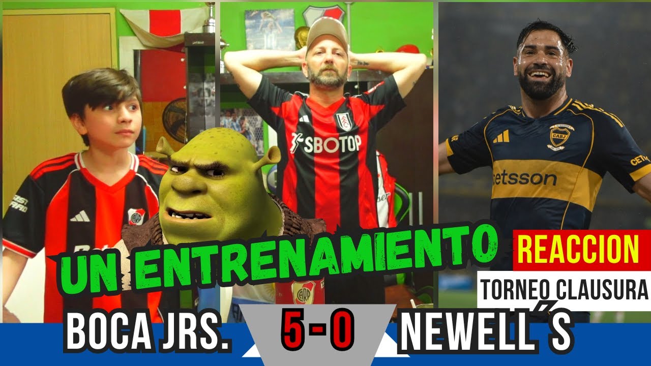 BOCA 5 vs NEWELL´S 0 - Reacciones de Hinchas de River - TORNEO CLAUSURA 2025