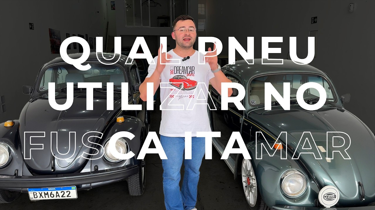 Qual é o MELHOR TAMANHO de RODA e MEDIDA de PNEU para usar no FUSCA ITAMAR | Dream Car Brasil