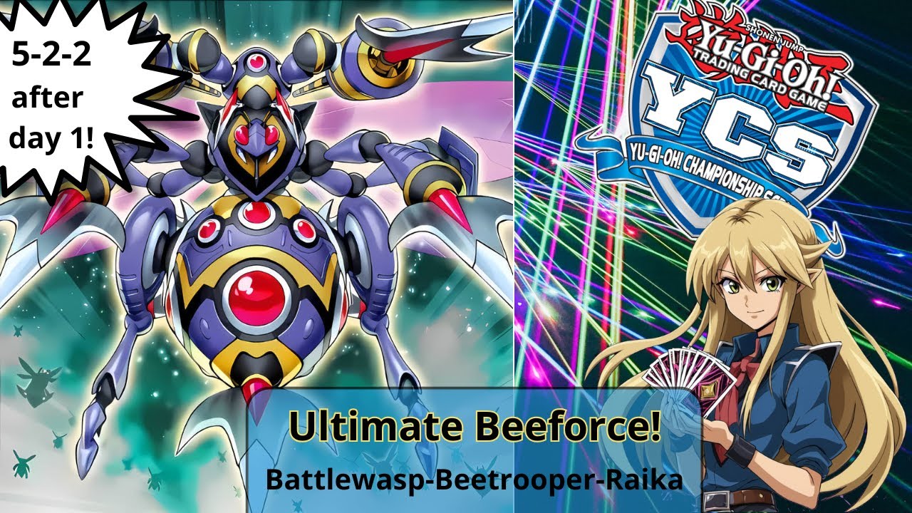 YCS Bologna 2024| 5-2-2 after day 1| Ultimate Beeforce!| Battlewasp-Beetrooper-Raika|