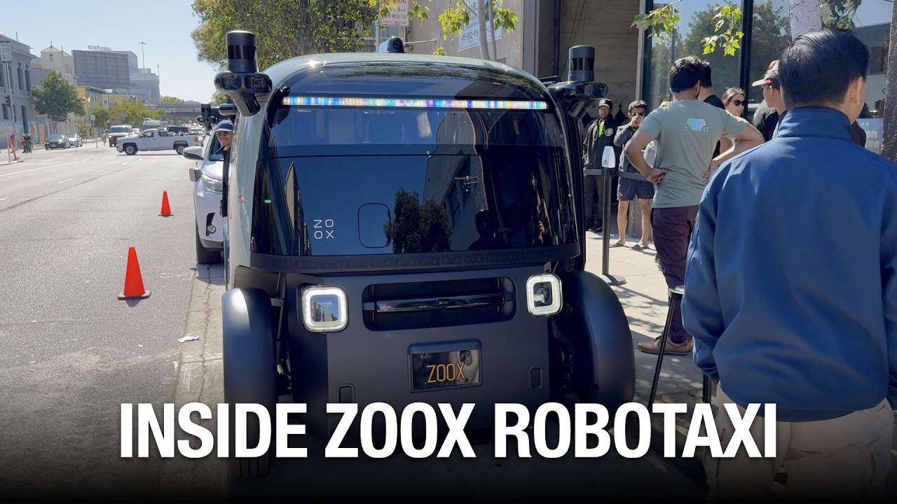 What’s Inside a Zoox Driverless Taxi?