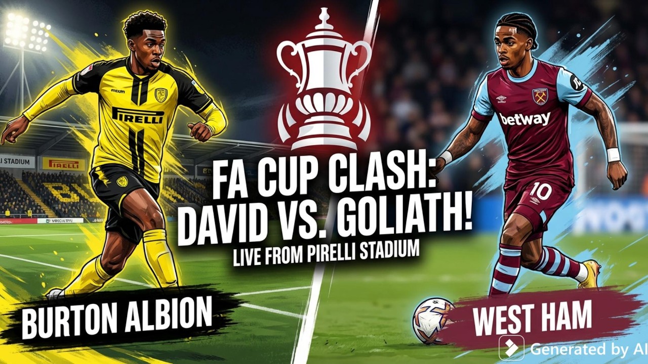 Burton Albion vs West Ham United FA Cup Clash!