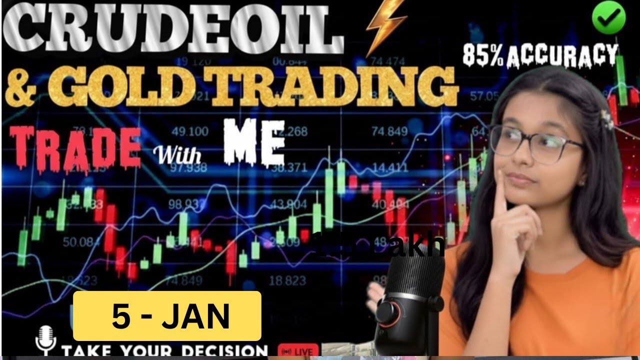 5 JAN  | MCX Live Trading | Crude Oil Live Trading  | Commodity Trading Live Stock Market Live #mcx
