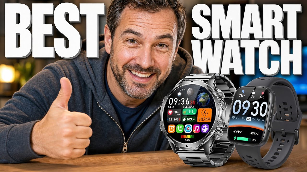 TOP 5 Best LARGE SCREEN Smartwatch 2026 | Top Big Screen Smartwatches Affordable
