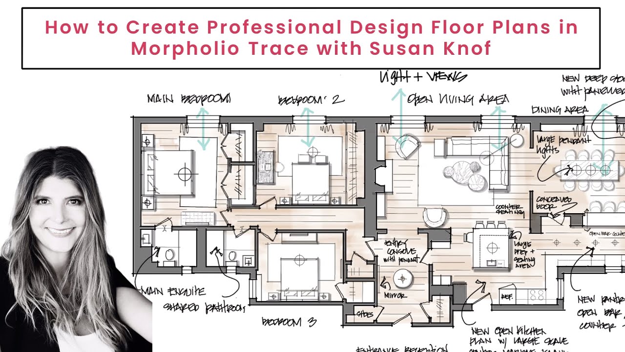 How to Create Professional Interior Design Floor Plans in Morpholio Trace with Susan Knof