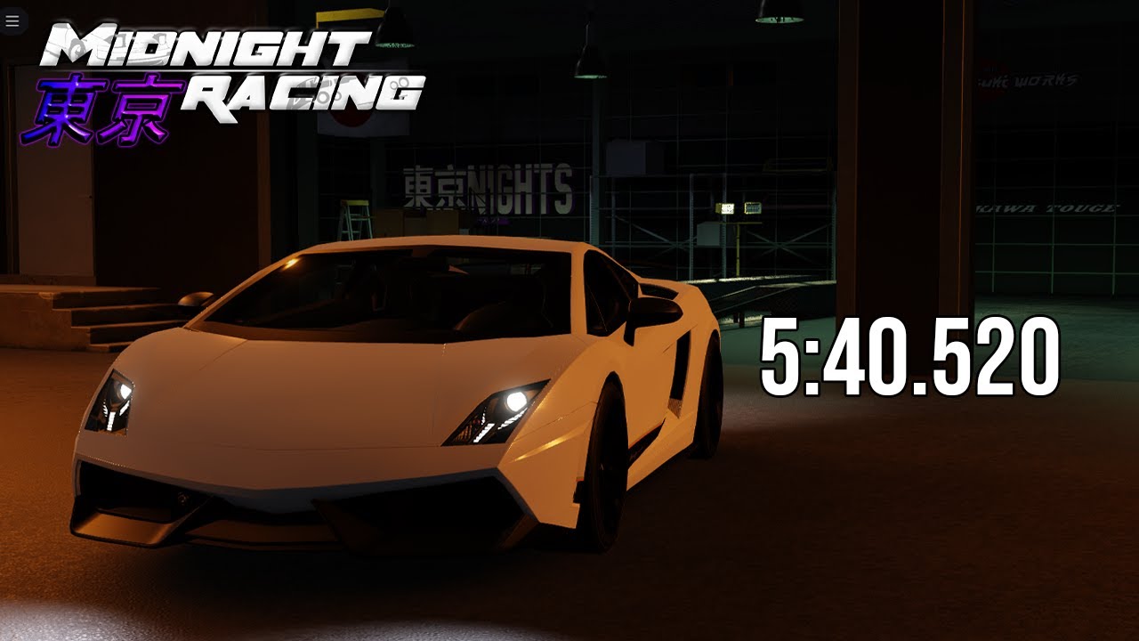 Midnight Racing: Tokyo | Midnight Marathon - Lamborghini Gallardo | 5:40.520