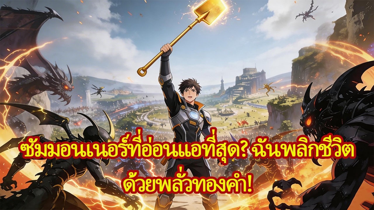 😱ซัมมอนเนอร์ที่ถูกดูถูกว่าอ่อนแอที่สุด แต่เขากลับใช้พลั่วทองคำพลิกชีวิตจนทั้งโลกต้องตกใจ! 🔥
