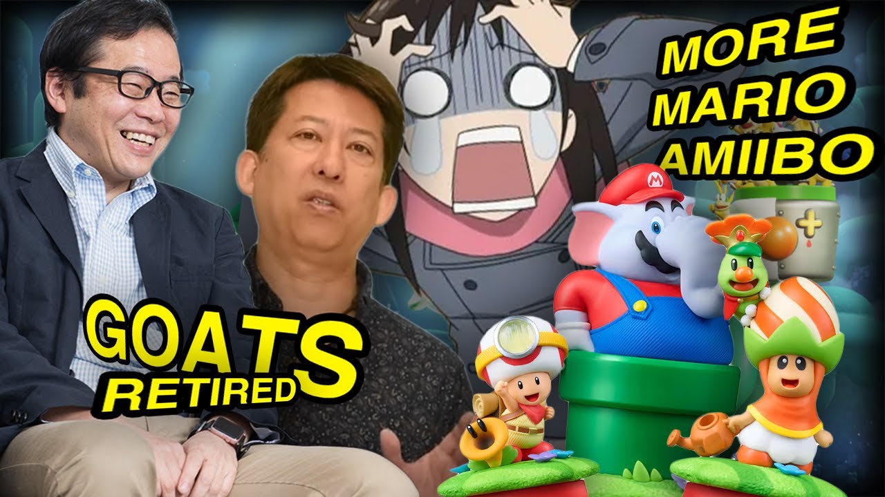 Mario's 40th Anniversary is going well!!!! Nintendo's Biggest Figures Retired!!!! (SNNC)