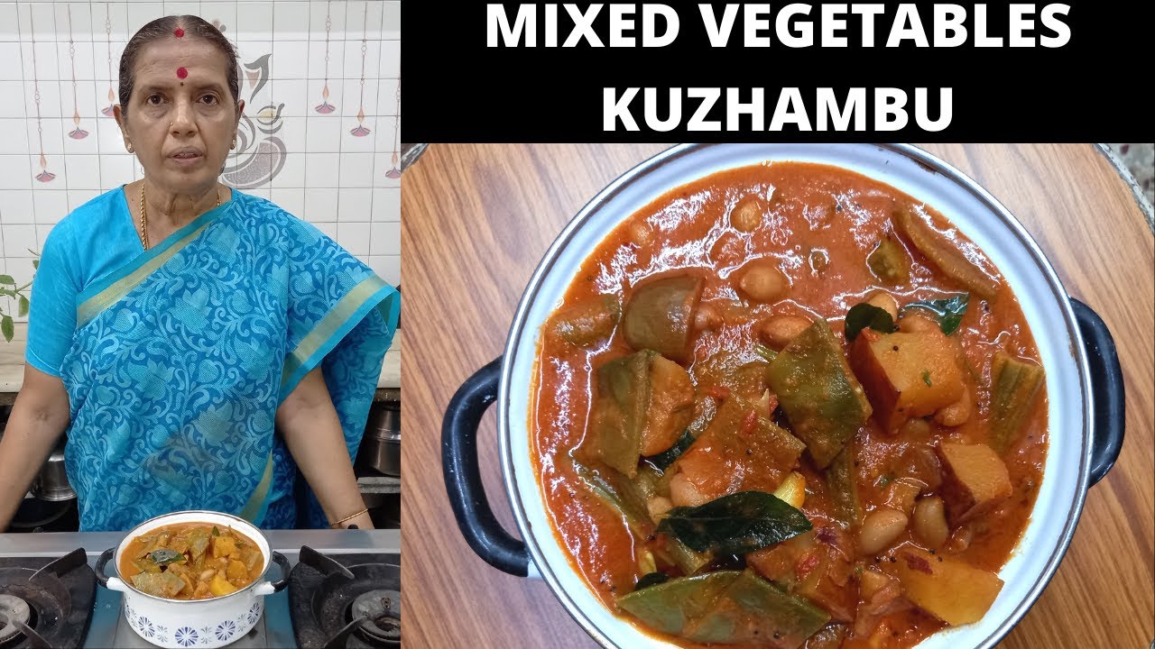 Mixed Vegetable Kuzhambu recipe by Revathy Shanmugam