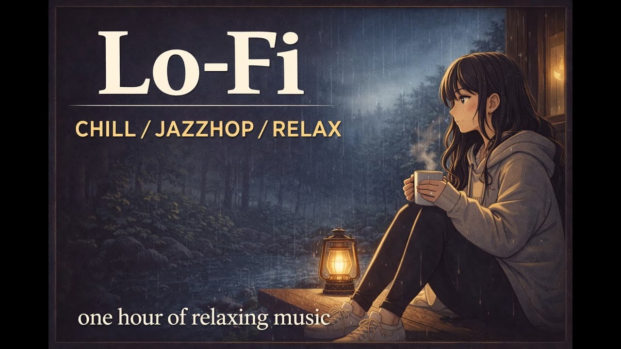Lo-Fi Hip Hop Chill ☔ Rainy Night Beats for Study, Relax & Focus