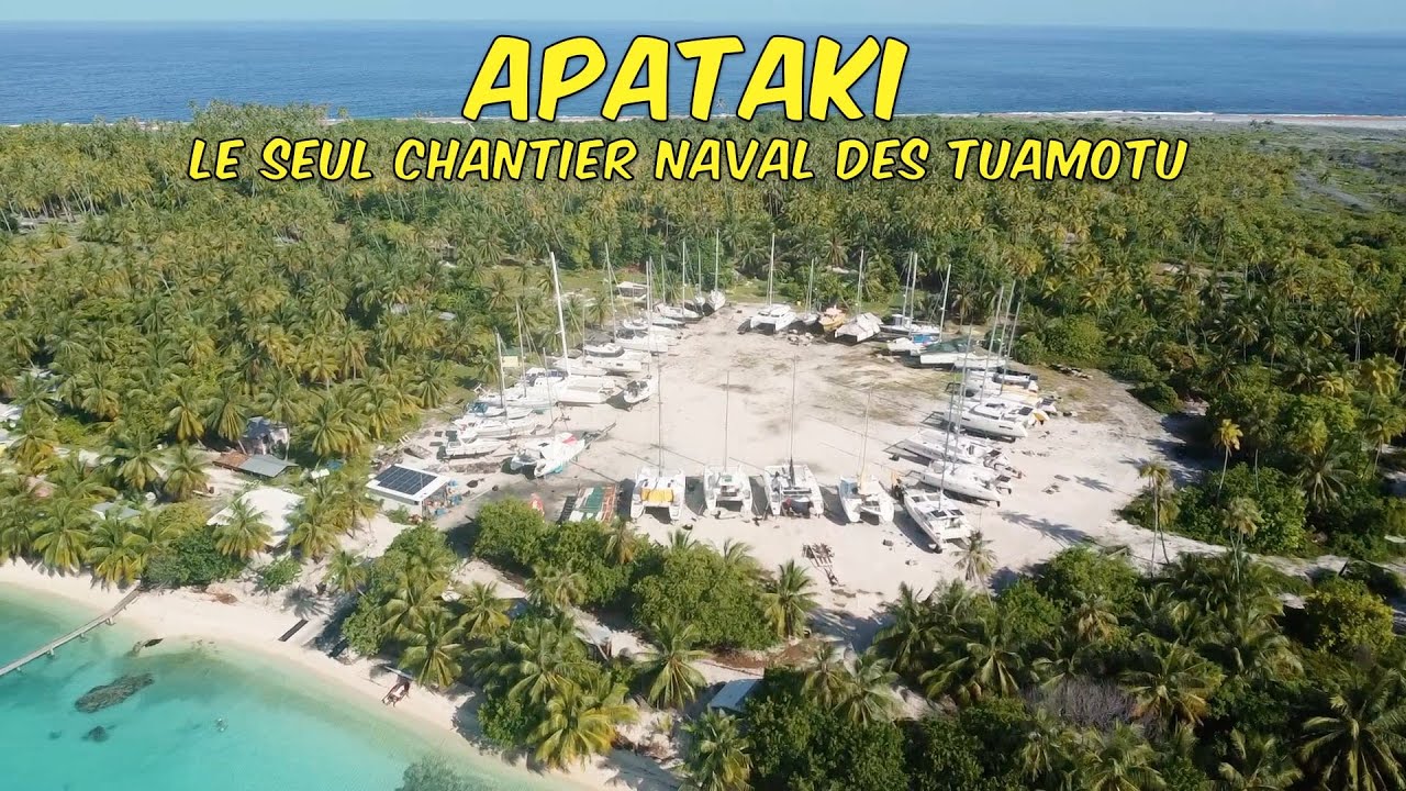 Apataki - le seul chantier naval des Tuamotu