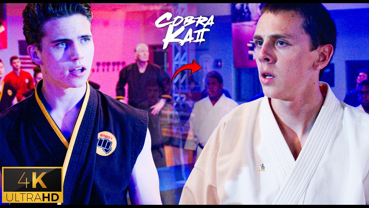 Cobra Kai - Robby vs Hawk All Valley Tournament Fight in 4k