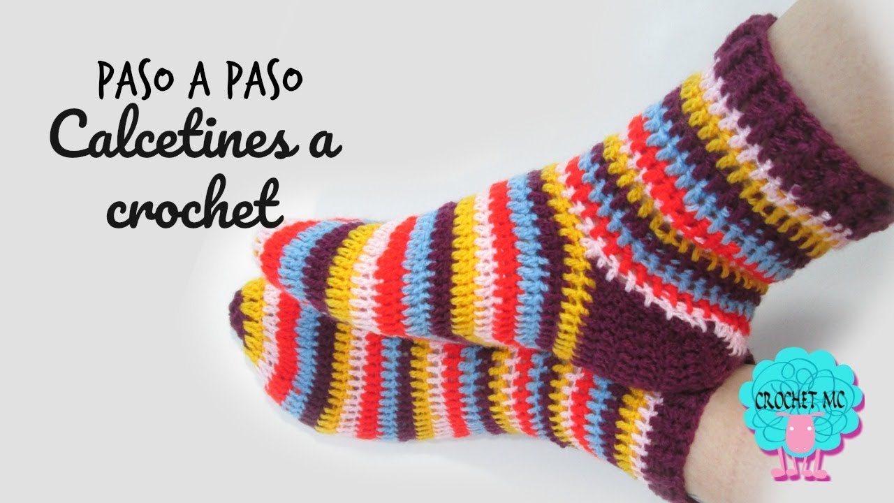 Tutorial Calcetines a crochet