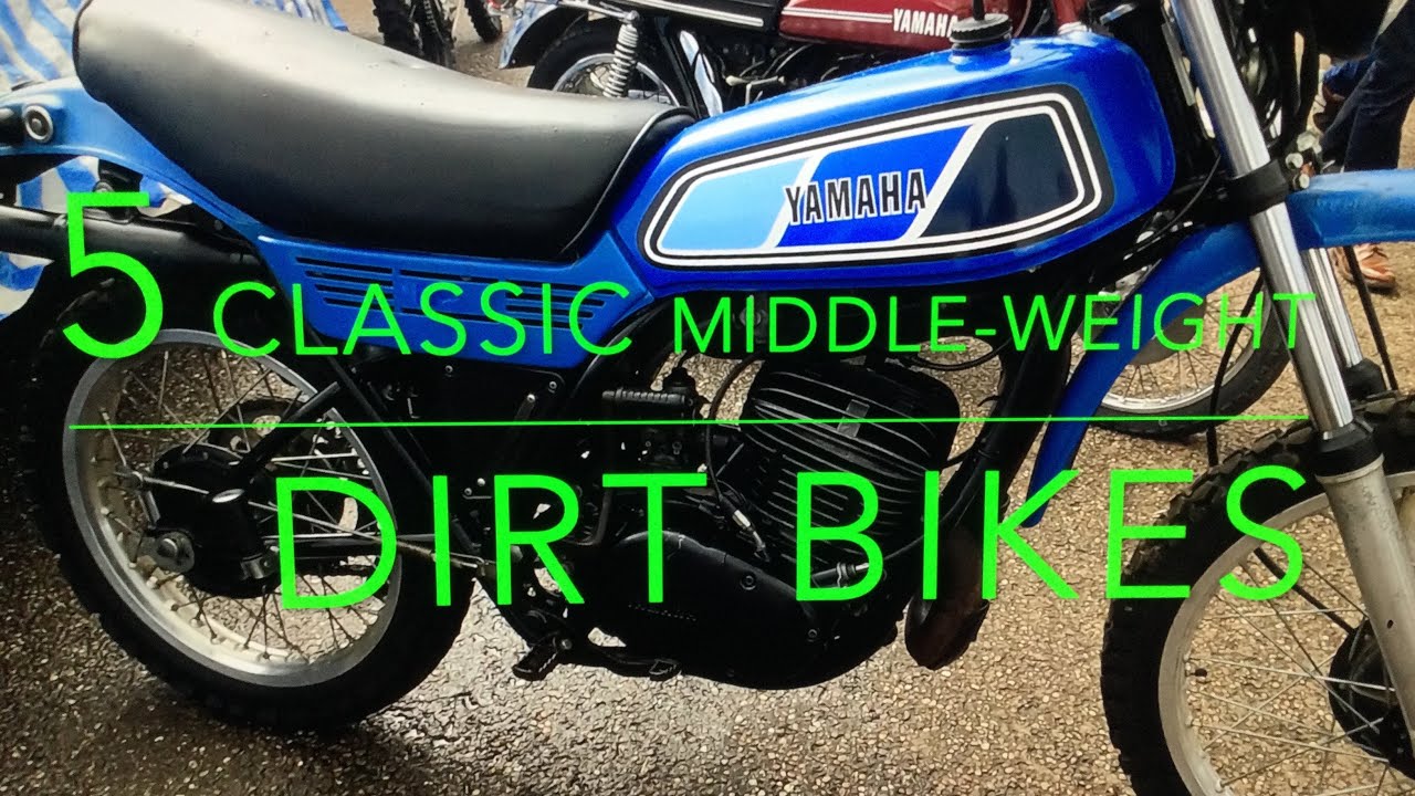 5 Classic mid-sized  Dirt bikes of the 70s