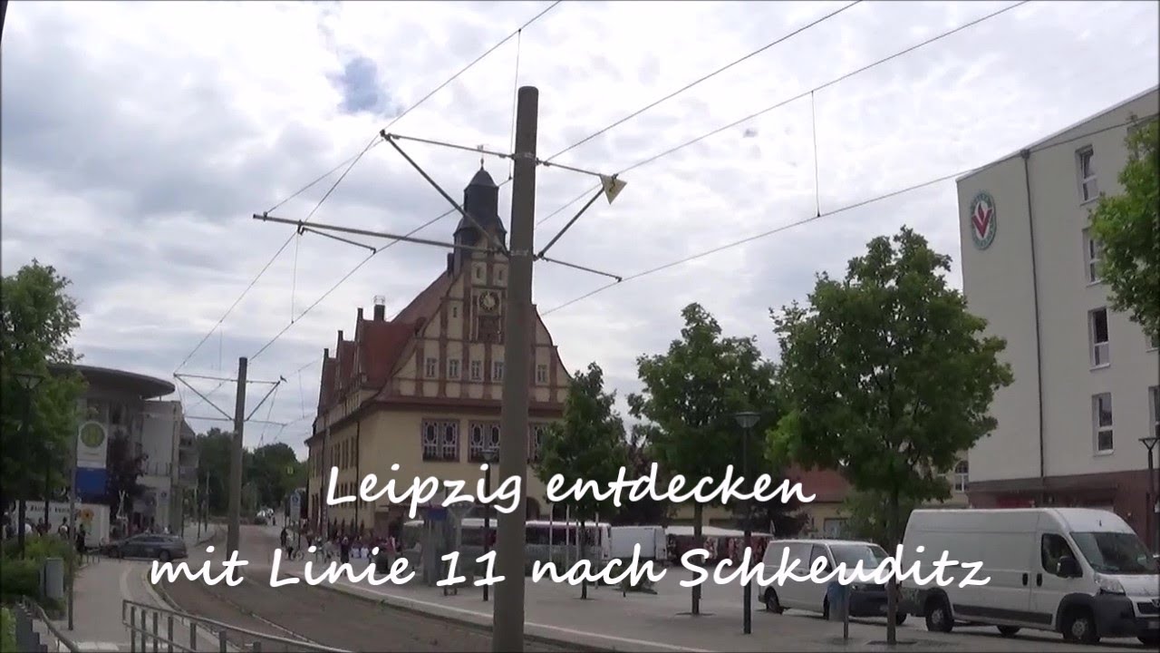 mit Linie 11 nach Schkeuditz