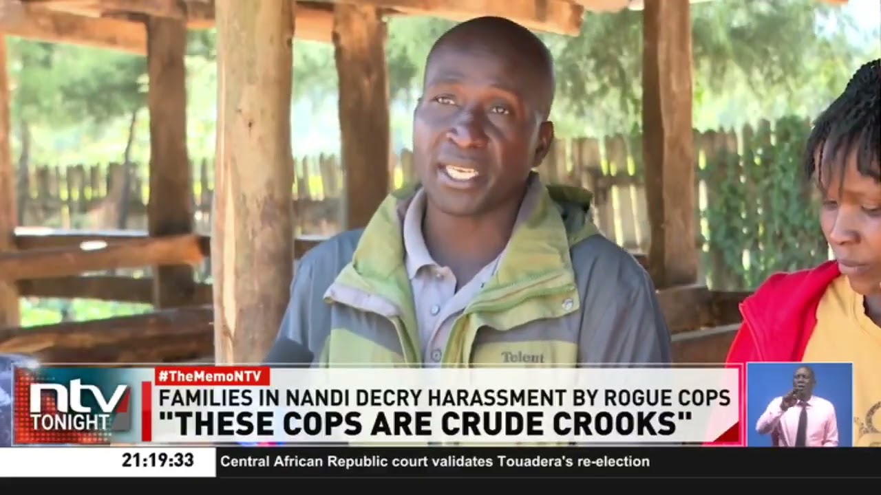 Police officers in Nandi county yet again under scrutiny from residents hold protests against them