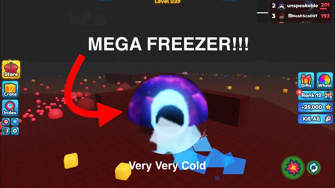 FREEZING THE HECK OUT OF TANKS USING THE MEGA FREEZER IN ROBLOX TANK GAME