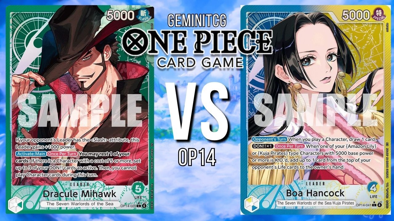 [OP14-EB04] G Mihawk vs UY Boa Hancock at TCGCardKingz