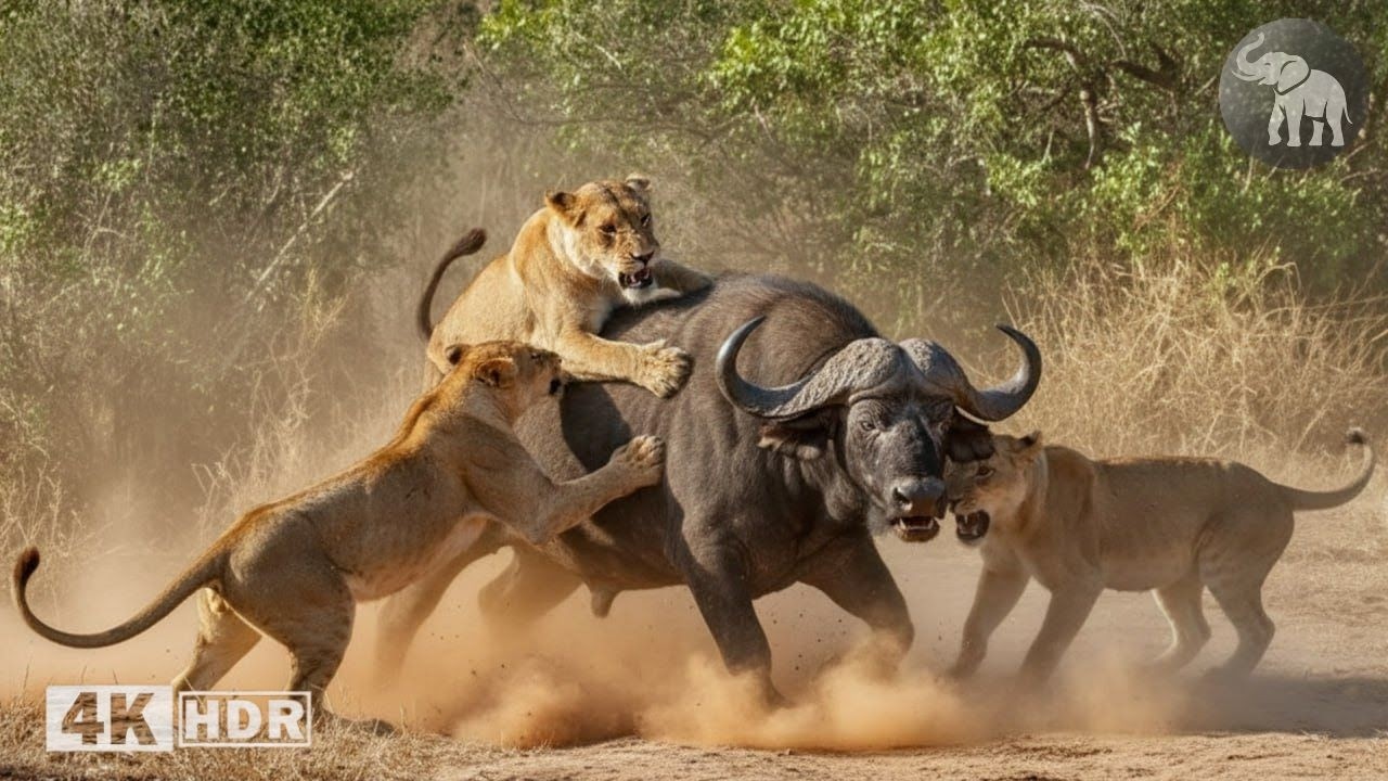 LEÓN LEGENDARIO: Las Batallas Reales Contra la Naturaleza Salvaje #animalessalvajes