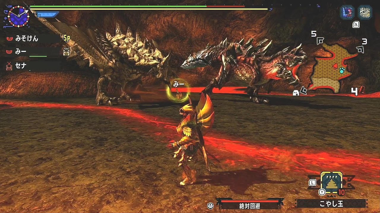 （195）集会G4　エリアル大剣ソロ「斬鉄の剣、不壊の鎧」ディノバルド＋グラビモス 　３９分４９秒