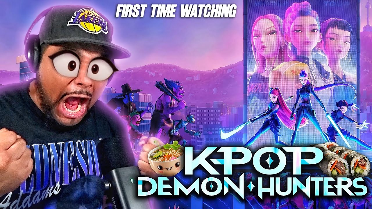 😱🔥MY FIRST TIME Watching KPop Demon Hunters👹💥 2025💃🕺 I Couldn’t Stop Dancing!! 🎶⚡REACTION