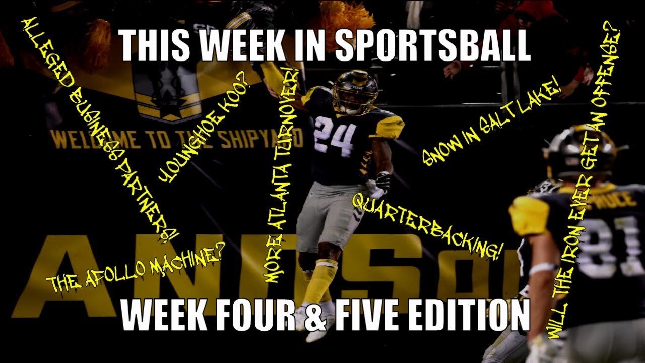 This Week in Sportsball: AAF Week Four & Five Edition