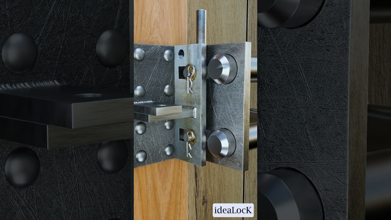 Manual locking mechanism #metal #mechanical