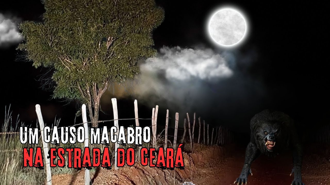 A Criatura Nas Sombras Da Estrada De Terra