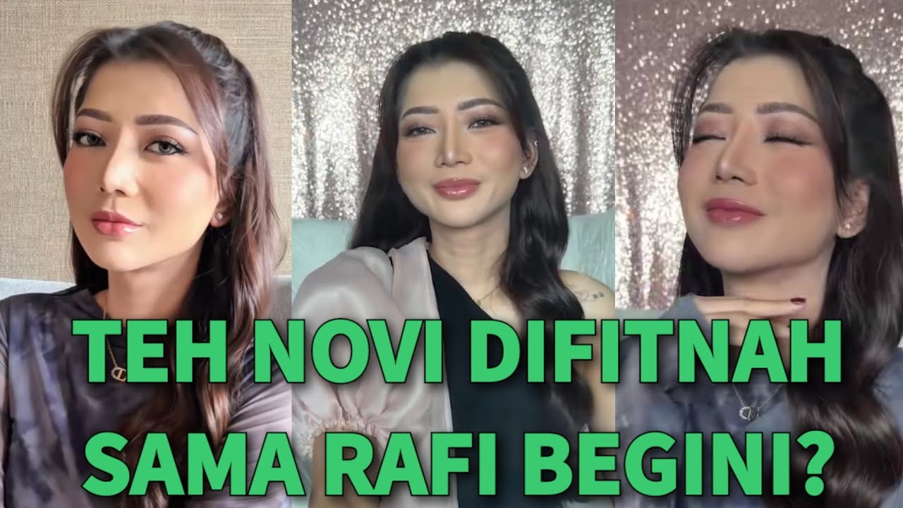 MELEDAK GEGER!🔥TEH NOVI DISINDIR RAFI L3SBONG? BEGINI TANGGAPANNYA TEH NOVI PRATIWI