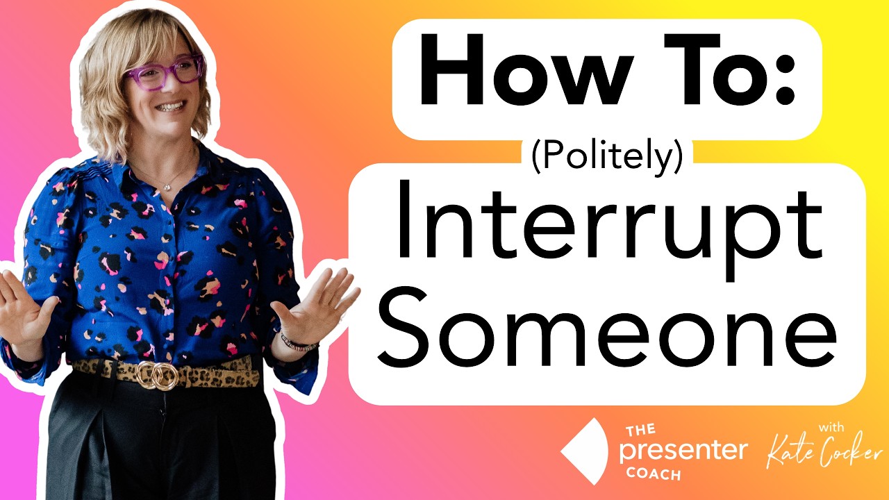 How To (Politely) Interrupt Someone