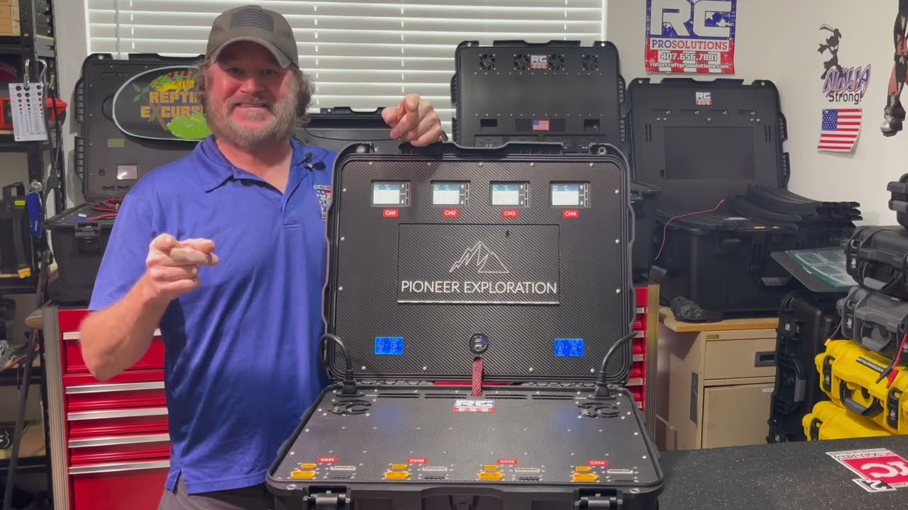 Commercial 12s charging solution for Pioneer Exploration.