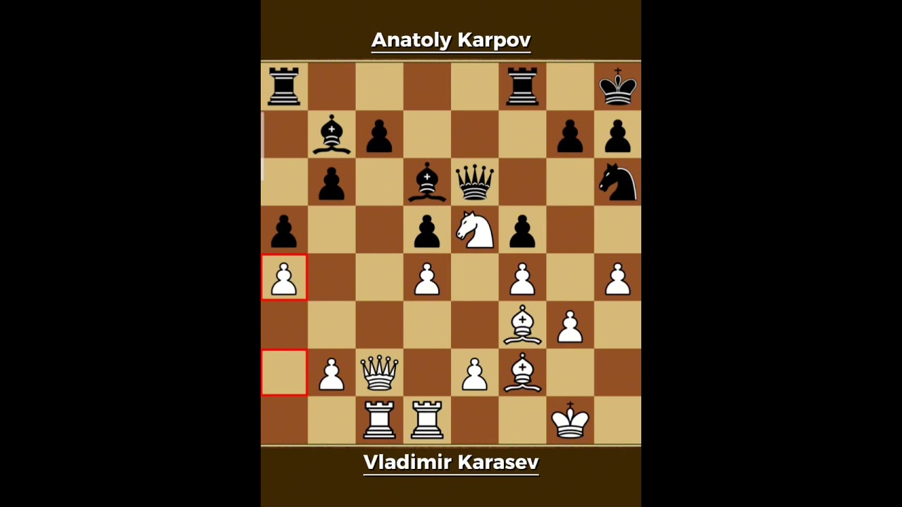 Vladimir Karasev vs Anatoly Karpov ◉ USSR Championship | Riga 1970 | The Rise of a Champion