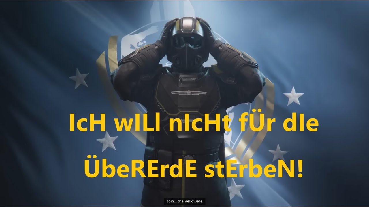 IcH wILl nIcHt fÜr dIe ÜbeRErdE stErbeN!