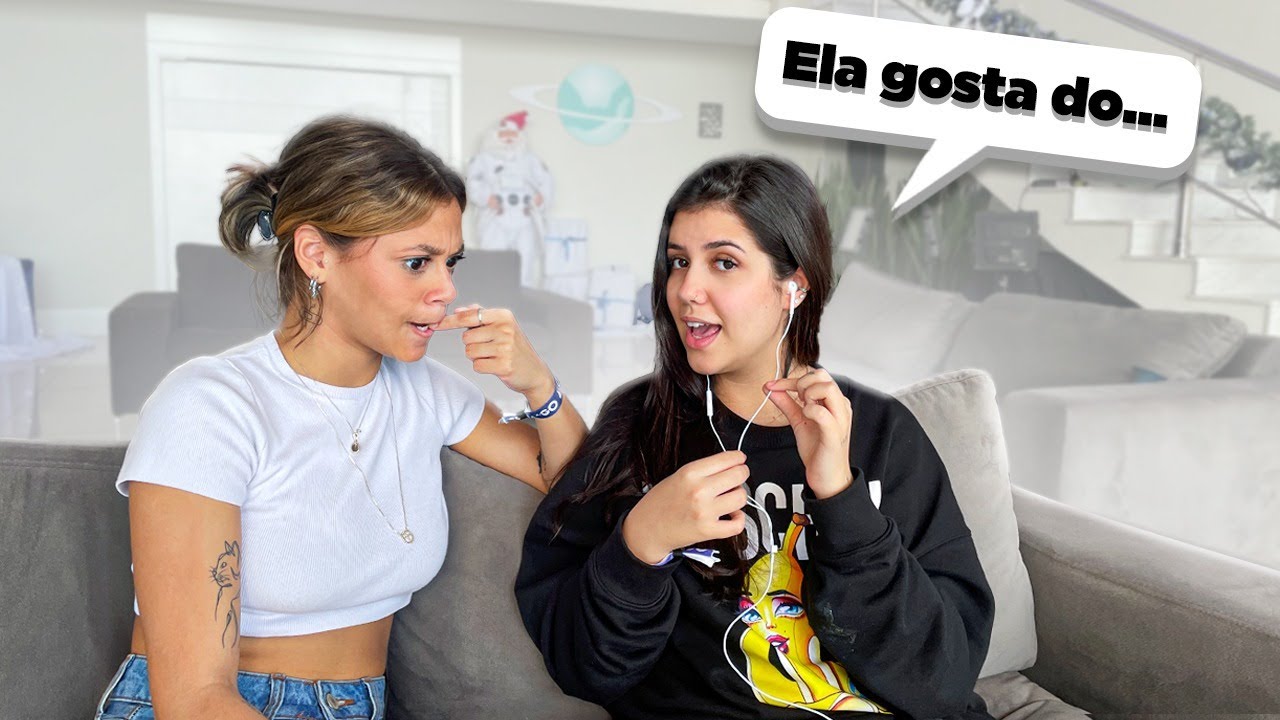 DESAFIO DE LEITURA LABIAL NA MANSÃO DE NATAL! Ft. Luiza Parente