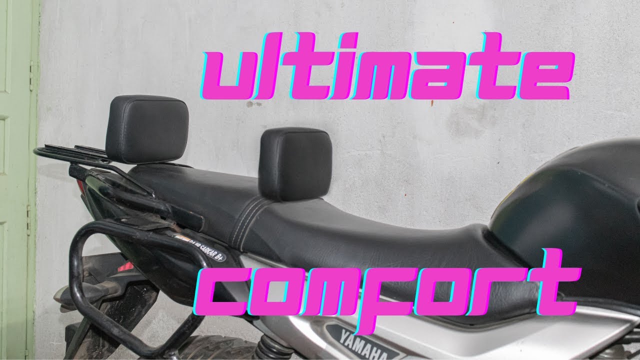 DIY Pillion and Rider Backrest Only 150 Rupees